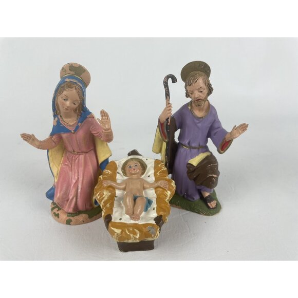 Fontanini 1983 Depose Nativity Figures Italy Nice RARE Lot of 8 - Picture 5 of 12